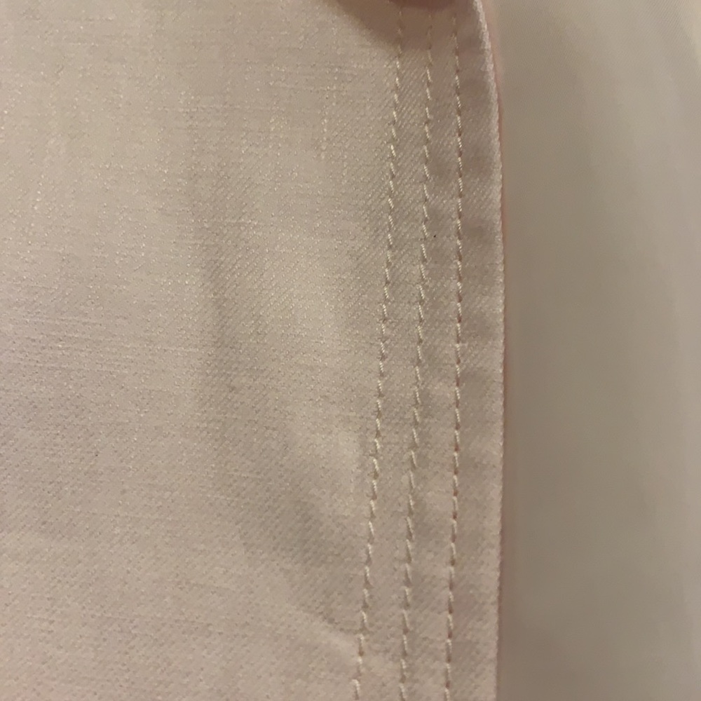 Talbots pink open front linen blazer - Picture 4 of 6